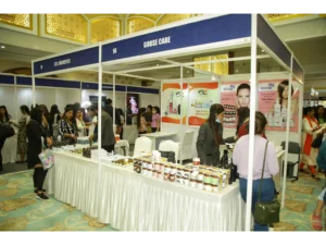 Well-designed exhibition halls for events