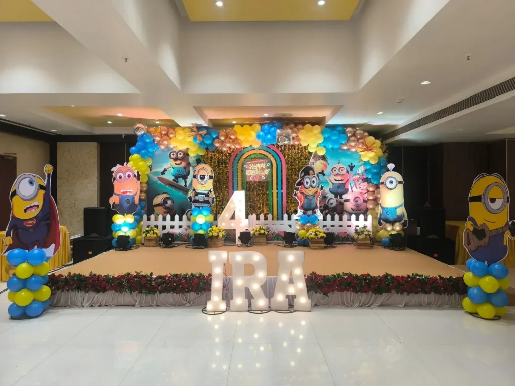 Vibrant birthday hall in Thane