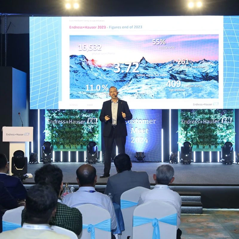 Speaker presenting at a best corporate event venue