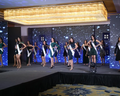 Pageant event at a party hall in Ghodbunder Road, Thane
