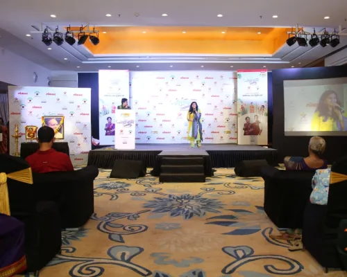 Media launch event at a banquet hall in Thane West
