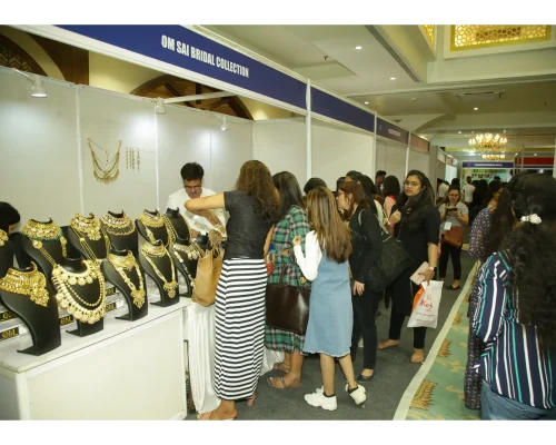 Bridal exhibition at a banquet hall in Thane West